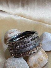 Vintage Oxidized Silver Bangles – Timeless Tribal Charm
