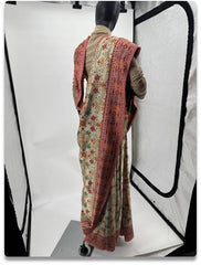 Floral Patterned Pashminna Silk Saree – Traditional Indian Elegance