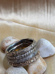 Vintage Oxidized Silver Bangles – Timeless Tribal Charm