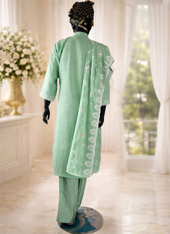 Pastel-Green-Silk-Sharara-Suit-–-Size-46-back