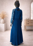 Blue-Long-Gown-with-White-Embroidery-Handcrafted-Jewel-Work-–-Elegant-Festive-Wear-front