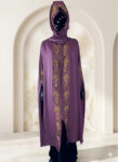 Pinkish-Purple-Abaya-Cape-with-All-Over-Hand-Stone-Work-–-Elegant-Free-Size-Design-front