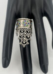 100% pure silver, handmade design oxide, silver work.